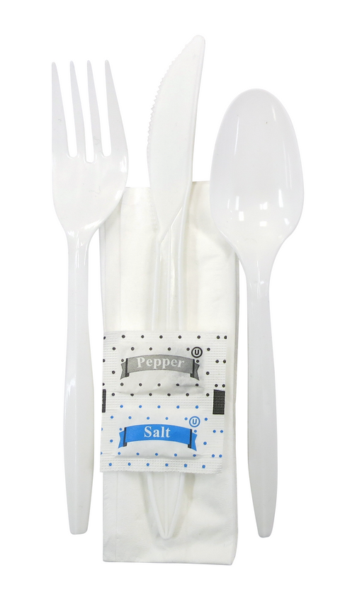 Fork-Knife-Teaspoon-Napkin-Salt-Pepper