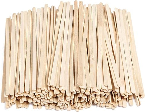 Extra Thick Wood Coffee Stirrers, 5.5"