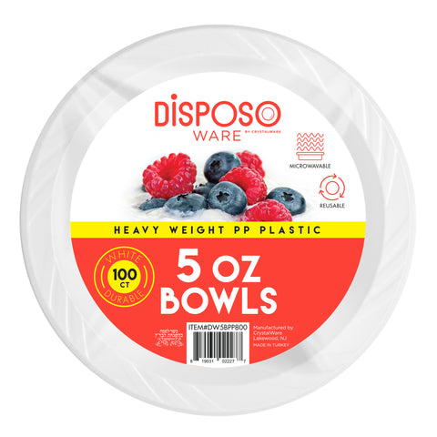 5 oz. Plastic Bowls