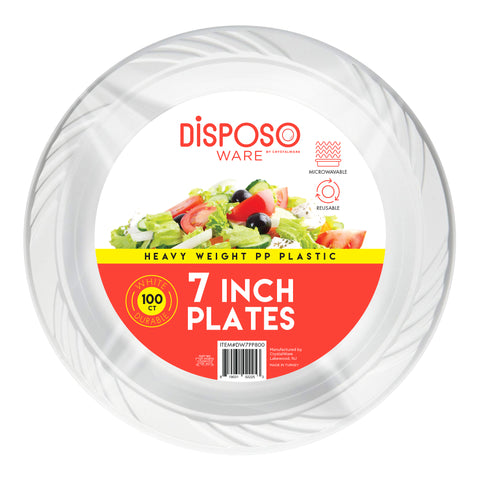 7" Plastic Plates