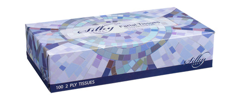 Silky Soft 2-Ply Facial Tissues