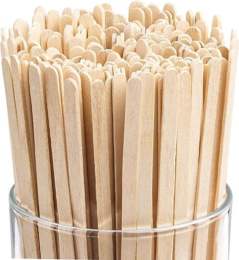 Extra Thick Wood Coffee Stirrers, 5.5"