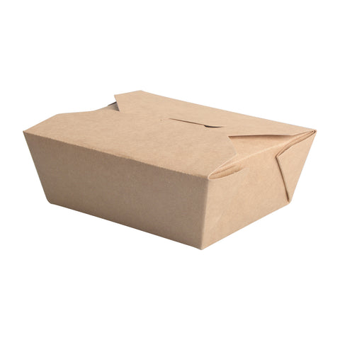 Kraft Folded Takeout Boxes