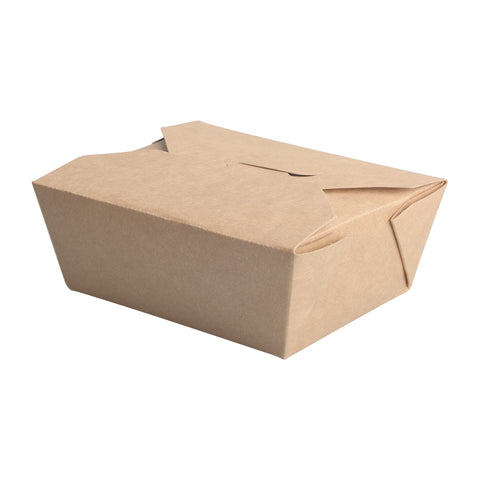 Kraft Folded Takeout Boxes
