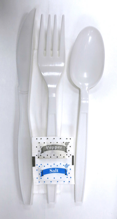 Sleek Heavy Weight PP Cutlery Kits